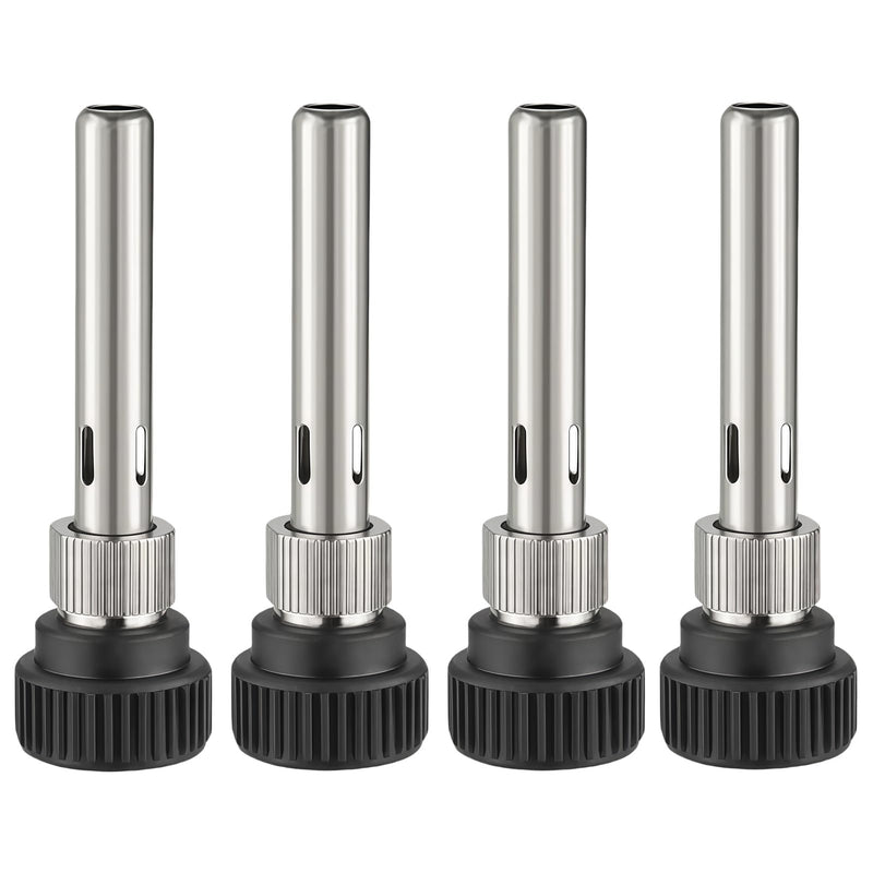 4 Pieces Immersion Sleeve 1/2 Inch Thread, Stainless Steel Protection Tube for Temperature Sensors, 67 mm Length, 6 mm Inner Diameter, 8 mm Outer Diameter Thermowell for Sensors in Solar, Water