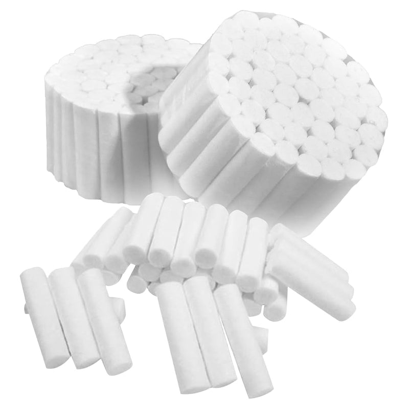 KEWUF Pack of 100 Nose Stoppers Nampons Against Nosebleeds Percent Strong Absorbent Cotton Rolls Soft Gauze Rolls Stop Plugs for Emergency or Accident Suitable for Babies Under