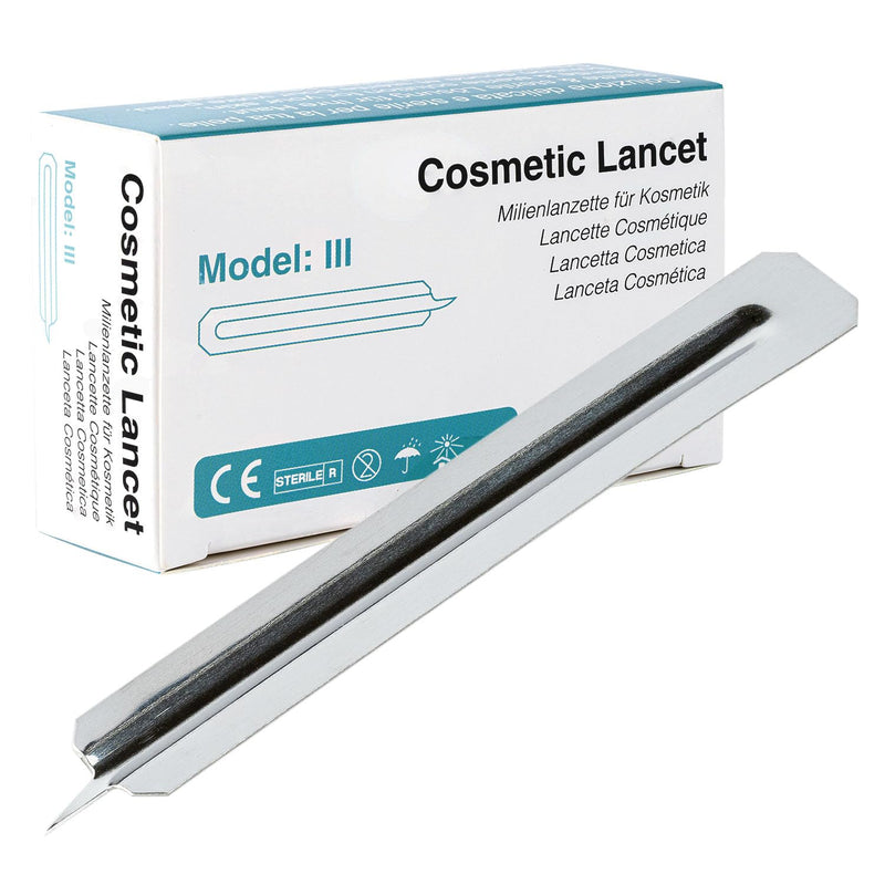 Pack of 100 Milien Lancets I Pimple Remover I Milia Remover Painless I Sterile Lancets Cosmetics I Blackhead Remover I Lancets Pimple I Individually Sterile Packed (100)