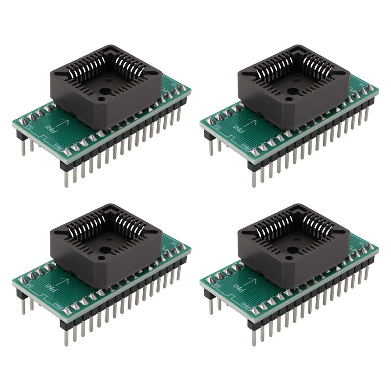 OTOTEC 4 Stück PLCC32 auf DIP32 Programmierer-IC-Adaptersockel Kompatibel mit Willem Kompatibel mit Xeltek für TL866 II Plus