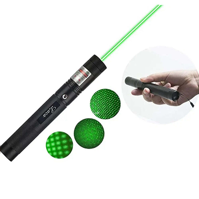EBURQ Long Range Green Laser Pointer, Green High Power Lazer Pointer with Adjustable Focus for Night Astronomy Outdoor Camping and Hiking,Laser Pointer high Power with USB Charging