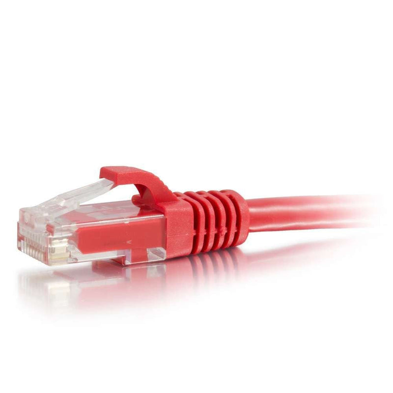 C2G 27186 Cat6 Cable - Snagless Unshielded Ethernet Network Patch Cable, Red (50 Feet, 15.24 Meters) UTP 50 Feet/ 15.24 Meters