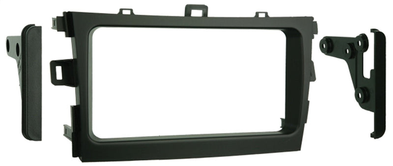 Metra Electronics Metra 95-8223 Double DIN Installation Kit for 2009-2013 Toyota Corolla Vehicles,Black Standard Packaging