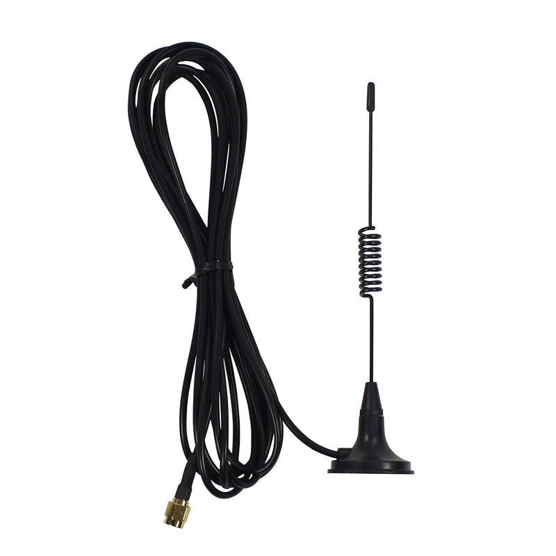 SureCall Dual Band 6" Magnetic Roof-Mount Antenna for Vehicles with SMA-Male Connector - Black