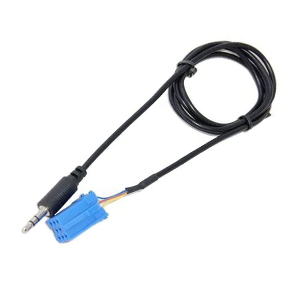 HQRP Audio Cable 8-pin ISO to 3.5MM fits Porsche 1999-2002 Becker Traffic Pro/CDR-22 / CR-220 / CDR-220 / Monza
