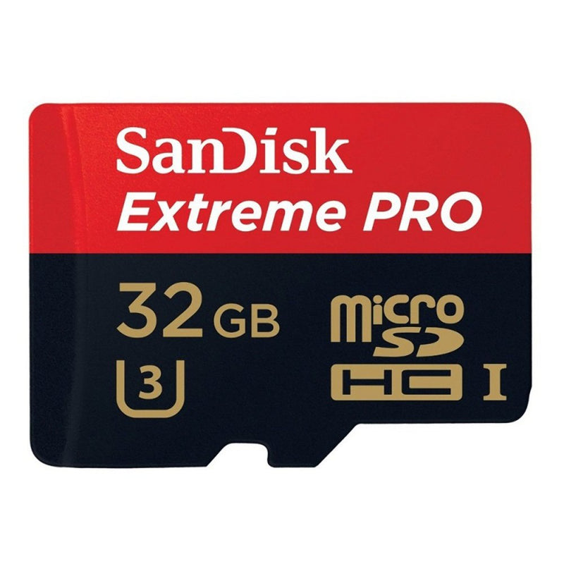 SanDisk Extreme PRO 32GB UHS-I/U3 Micro SDHC With 4K Ultra HD Ready-SDSDQXP-032G-G46A (Label May Change)