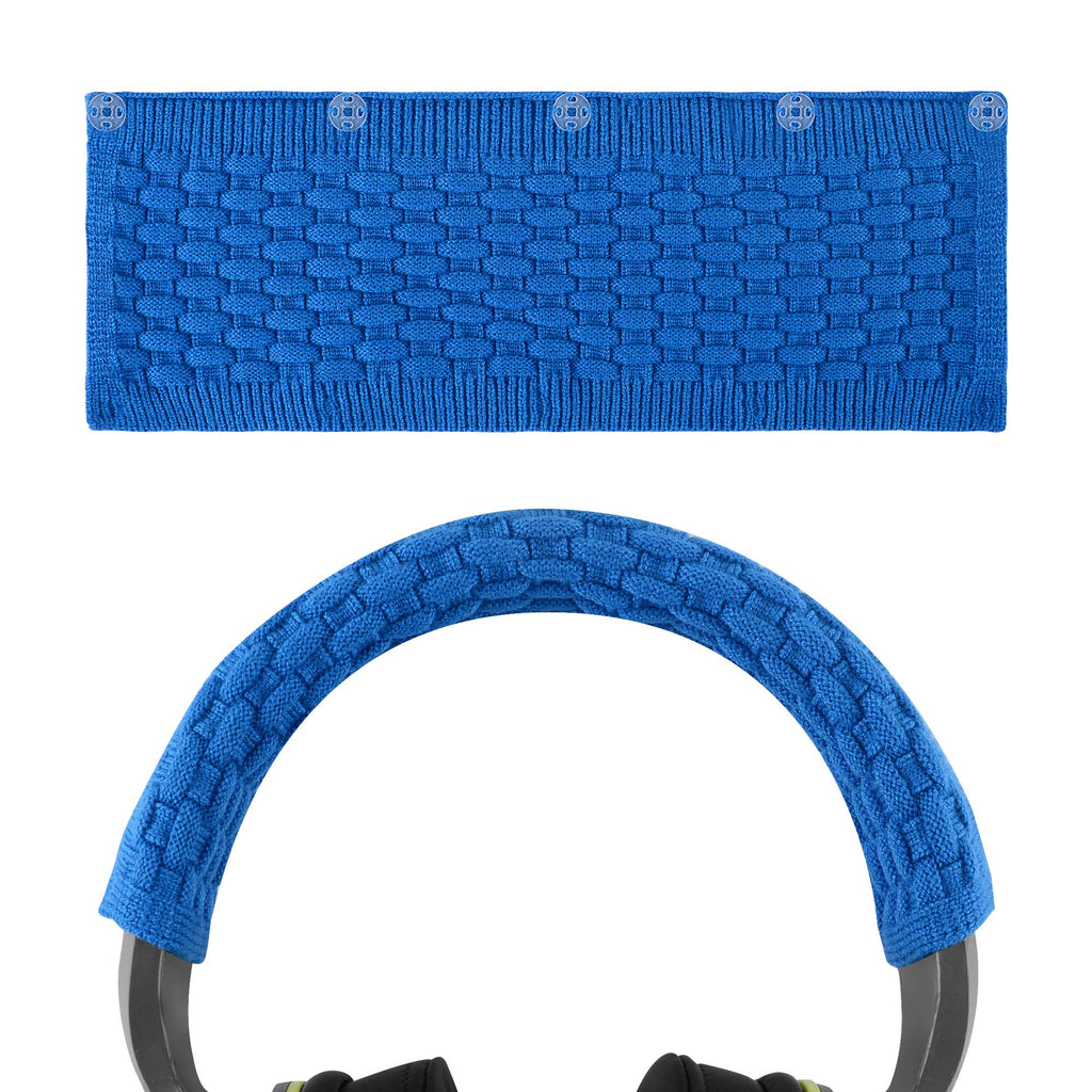 Geekria Knit Fabric Headband Pad Compatible with Sony WH-1000XM4, WH-1000XM3 Headphone Replacement Headband/Headband Cushion/Replacement Pad Repair Parts (Ocean Blue)