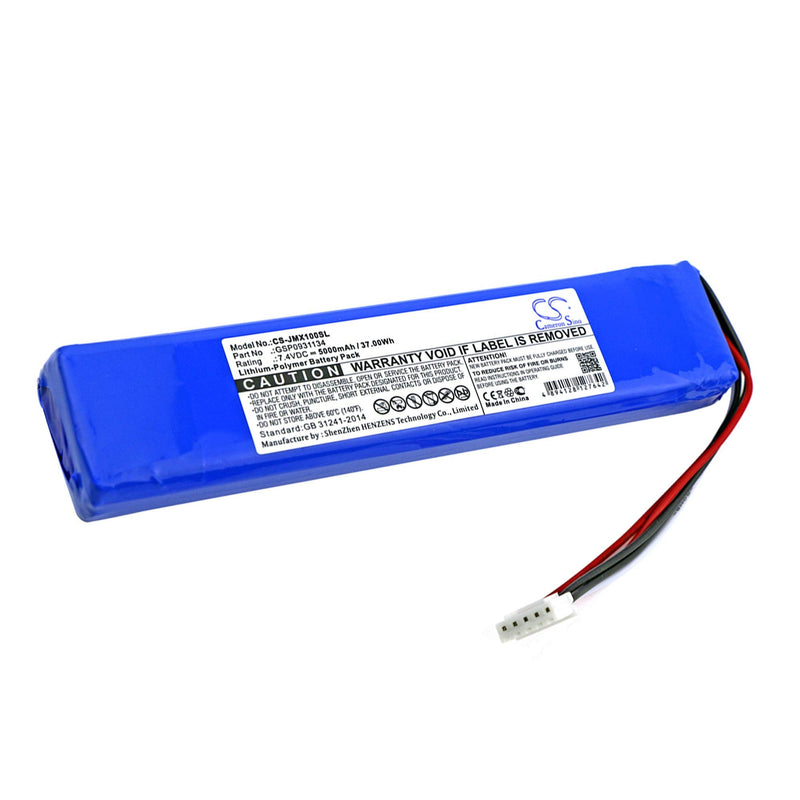 High Capacity 5000mAh Li-Polymer Replacement Battery for JBL Xtreme, JBLXTREME, fits JBL GSP0931134