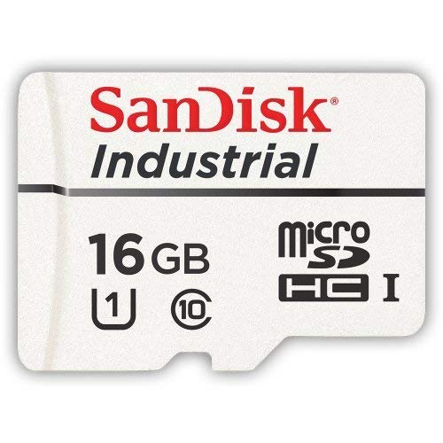 SanDisk 16GB Industrial MLC MicroSD SDHC UHS-I Class 10 SDSDQAF3-016G Bulk (1 Pack) 1 Pack