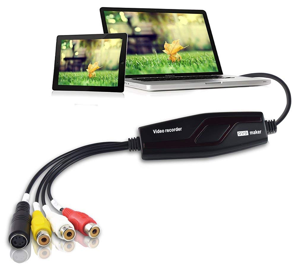 Video Capture Converter / VHS To DVD / Capture Analog Video To Digital For Mac And Windows 10 PC