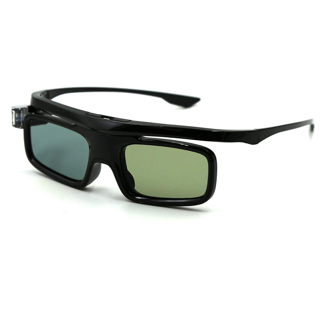 3D Glasses, Active Shutter Rechargeable Eyewear for 3D DLP-Link Projectors Cocar Toumei