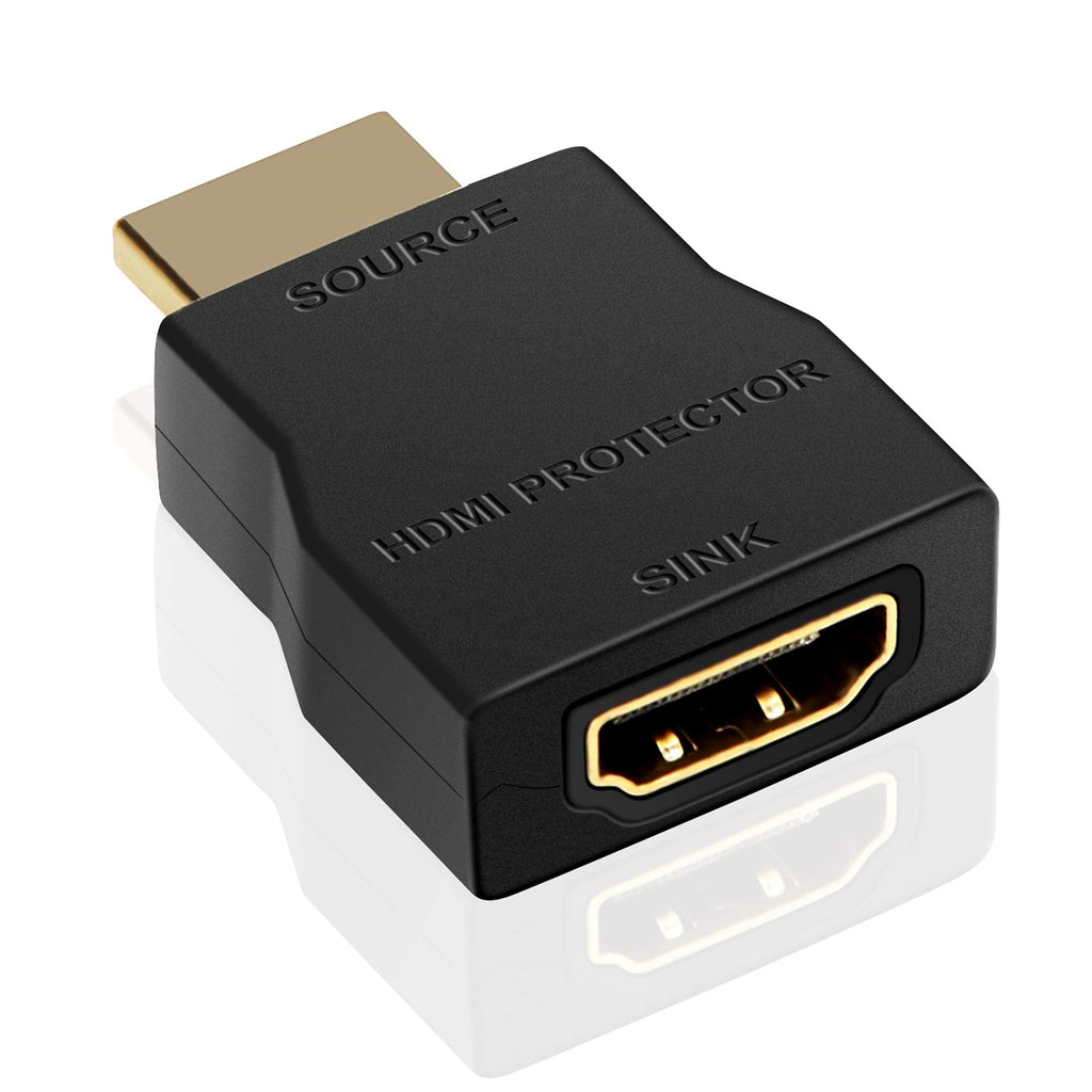 NEWCARE HDMI Surge Protector, Mini Portable HDMI 1.4 Protector for ESD and Surge Protection, Support HDCP 4K 30Hz - Black