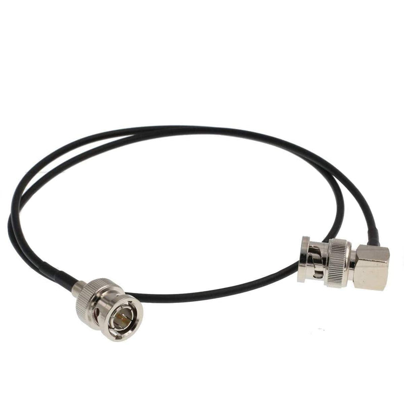 Eonvic 75Ohm BNC Male HD SDI Flexible RG174 RF Coaxial Cable for BMCC Video Camera (30CM Length) 30CM length