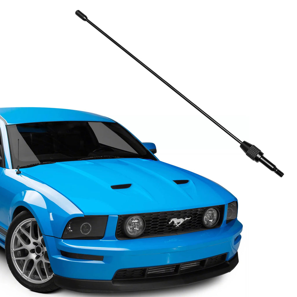 KSaAuto Short Antenna for Ford Mustang GT V6 1979-2009, 8 Inch Mustang Car Antenna Replacement Designed for Optimized AM FM Radio Reception