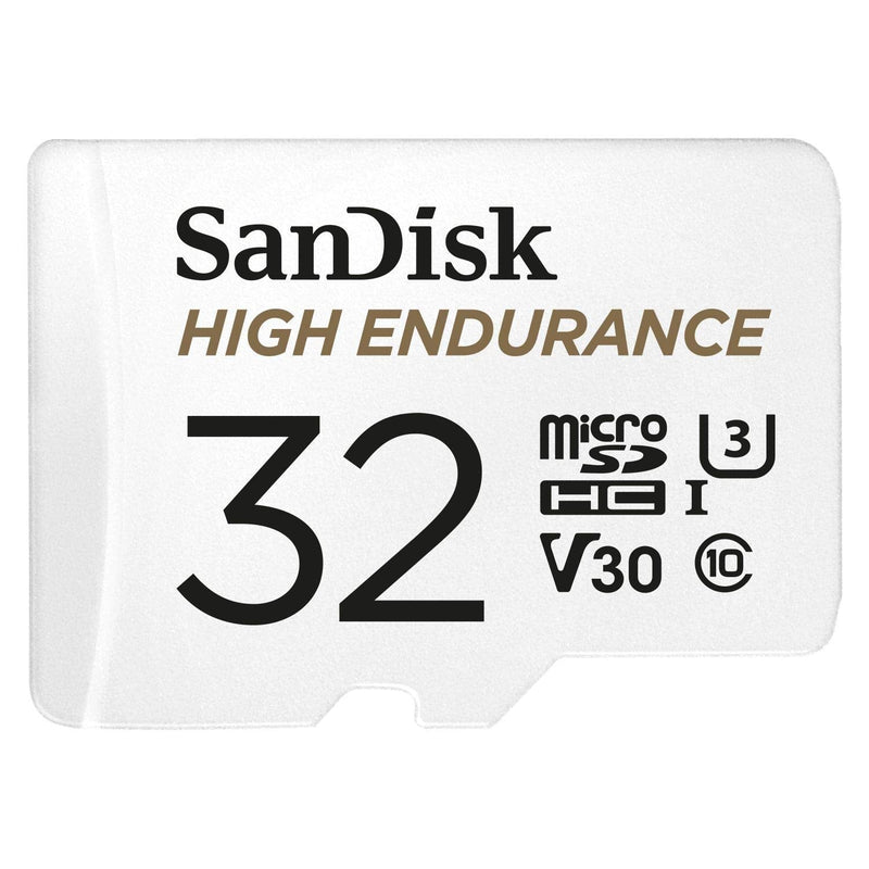 SanDisk 32GB High Endurance UHS-I microSDHC Memory Card with SD Adapter, 100MB/s Read, 60MB/s Write