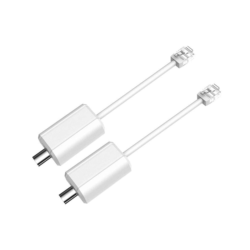 LINOVISION Passive RJ45 to BNC Adapter for EOC Switch08 or Dahua ePOE Switch (LR1002) 1 Pair