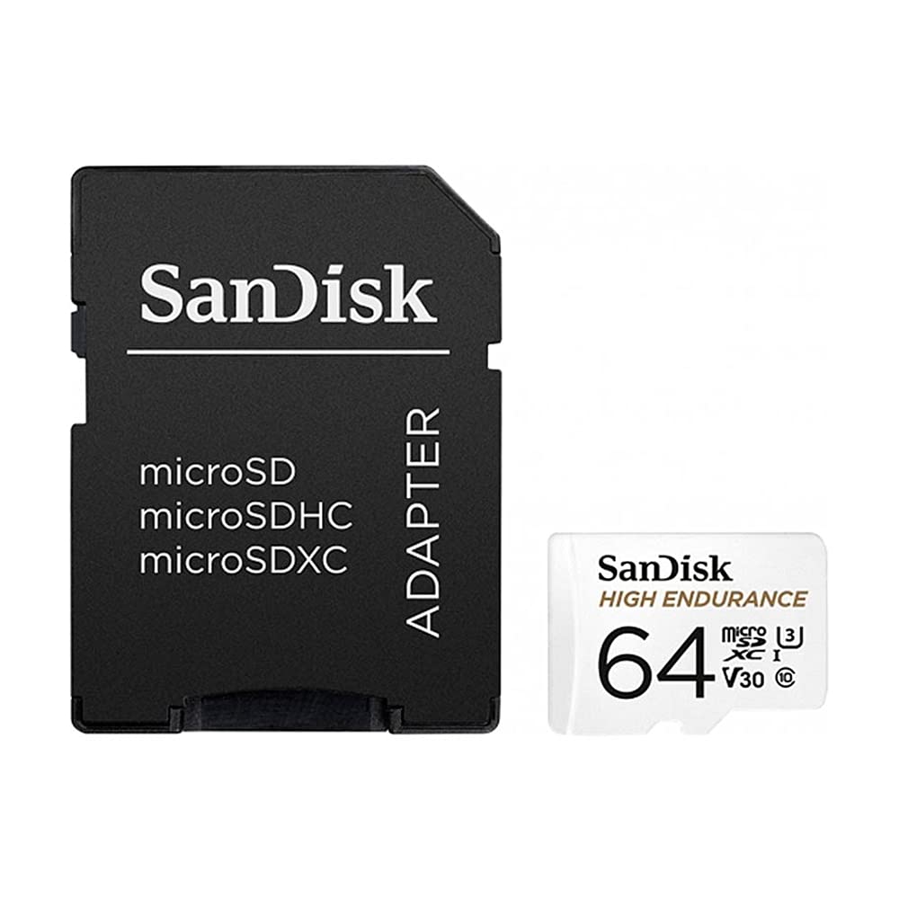 SanDisk High Endurance 64 GB Class 10/UHS-I (U3) microSDXC