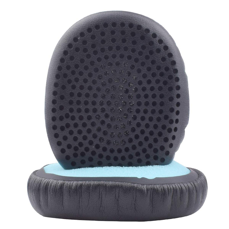 Sqrmekoko Replacement Ear Pads Cushions Compatible with Riff Wireless On-Ear Headphones (Black) Black