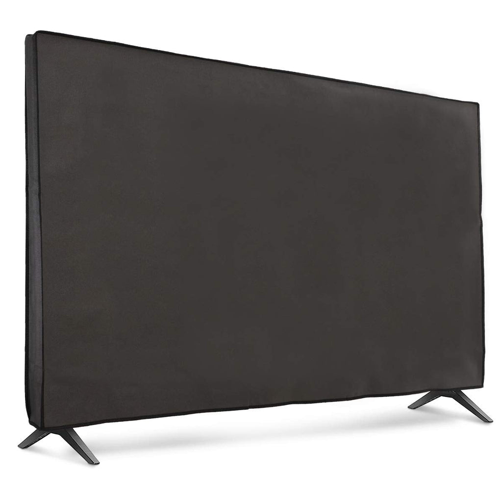 kwmobile Dust Cover for 40" TV - Fabric Case TV Protector for Flat Screen TVs - Dark Grey