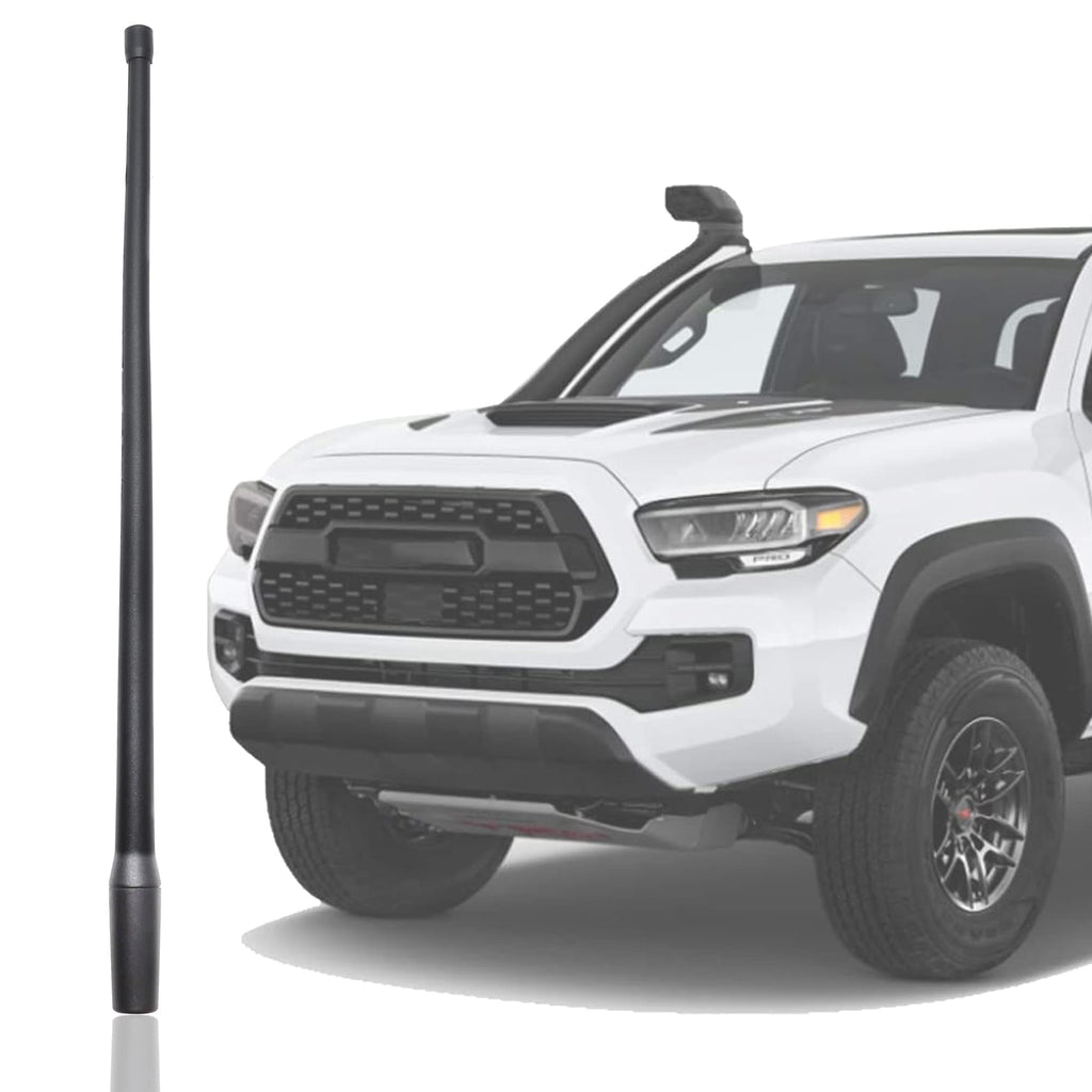 Anina 13 Inch Rubber Antenna Mast for 2000-2022 Toyota Tacoma Tundra 4 Runner Highlander FJ Cruiser Radio Signal Reception Flexible Car Wash Proof