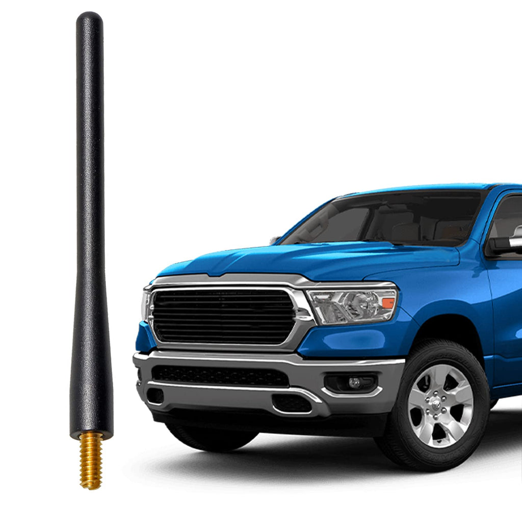 Anina Car Radio Antenna Mast for 2009-2018 Dodge Ram 1500 4.7 Inches Aluminum Alloy Antenna Replacement 4.7 Inch Dodge RAM