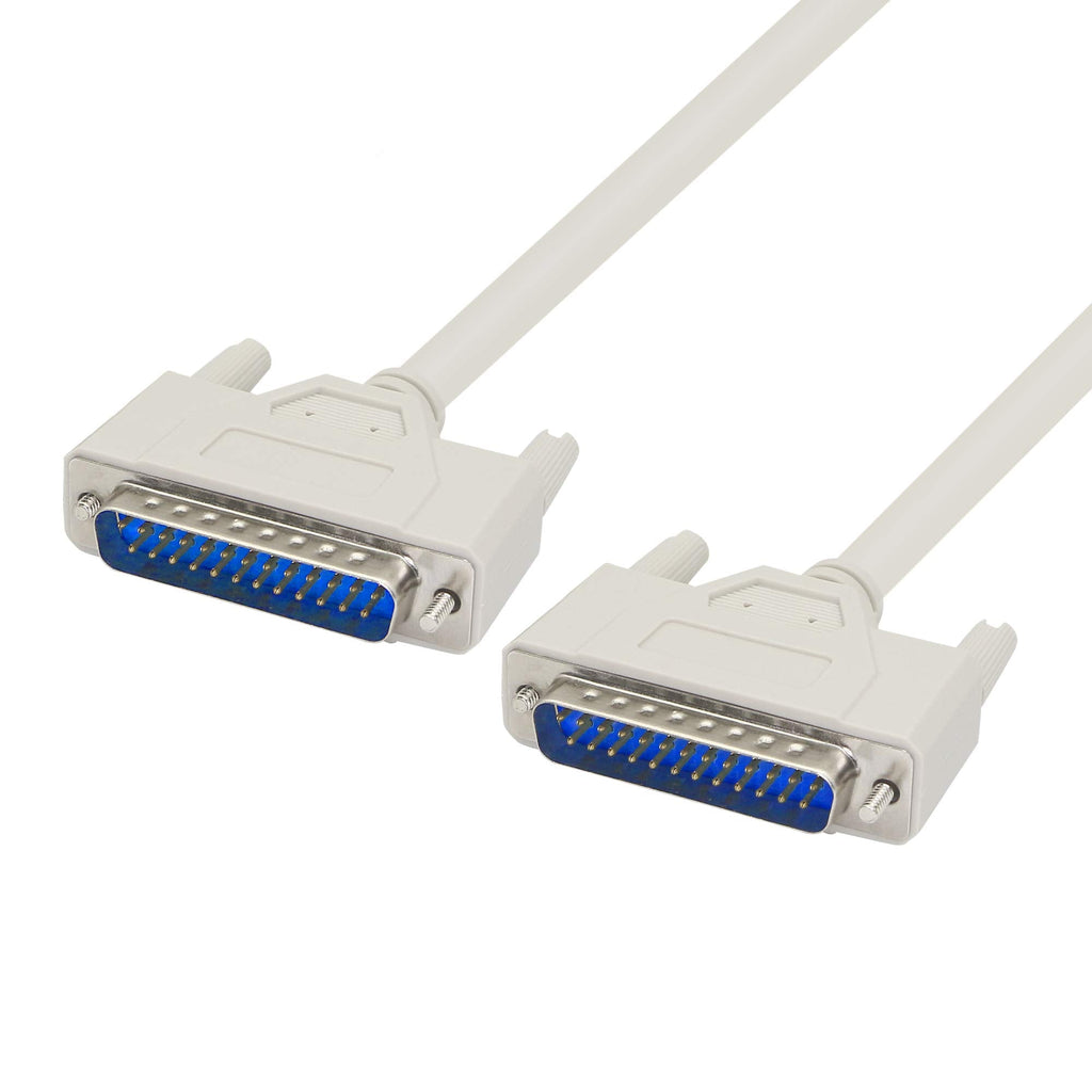 4.5 Feet DB25 Male to Male Parallel Printer Cable YOUCHENG for The Connection Between a Computer with DB25 Female Interface and The Printer