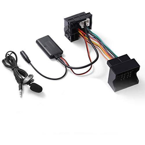 Bluetooth 5.0 Cable Adapter with Microphone Kit Music Audio Adapter MIC for BMW E64 E60 E66 E80 E81 E82 E90 MA2266