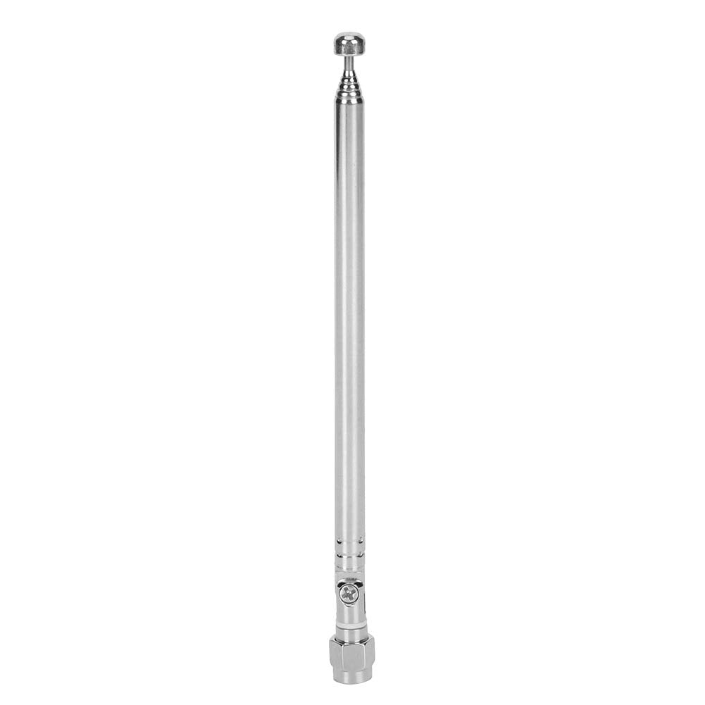 Telescopic SMA Male Radio Aerial Antenna Telescopic Antenna SMA Male Connector Silver Alloy for LimeSDR Radio Communication