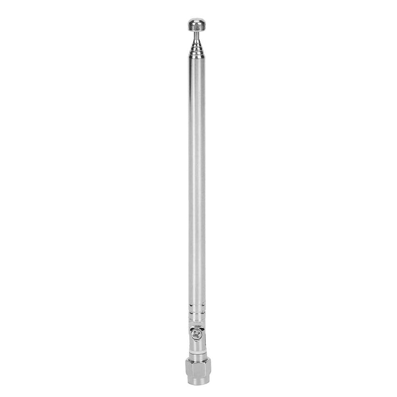 Telescopic SMA Male Radio Aerial Antenna Telescopic Antenna SMA Male Connector Silver Alloy for LimeSDR Radio Communication