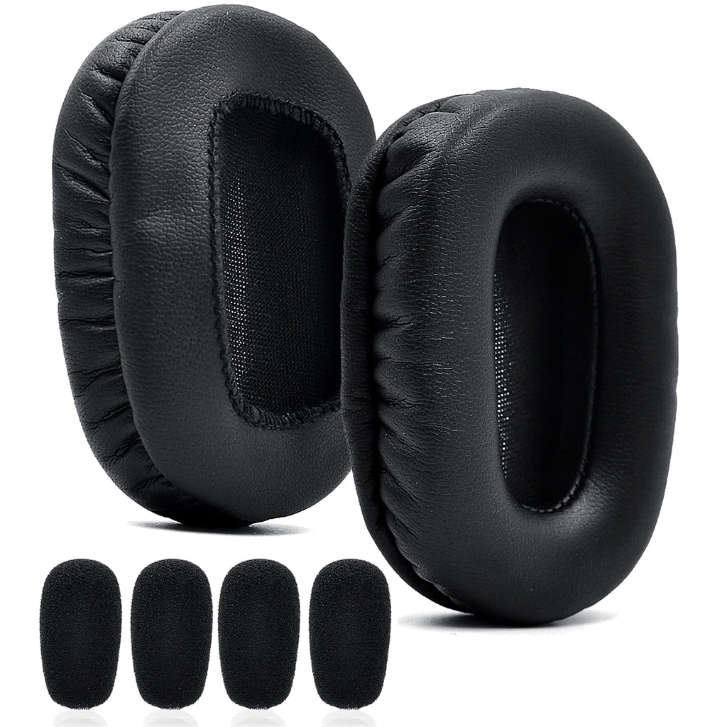 B450 XT Ear Pads - defean Replacement Ear Cushion Cover Mic Foam Compatible with VXI BlueParrott B450-XT B450XT B450 XT Headset，Softer Leather,High-Density Noise Cancelling Foam, Added Thickness