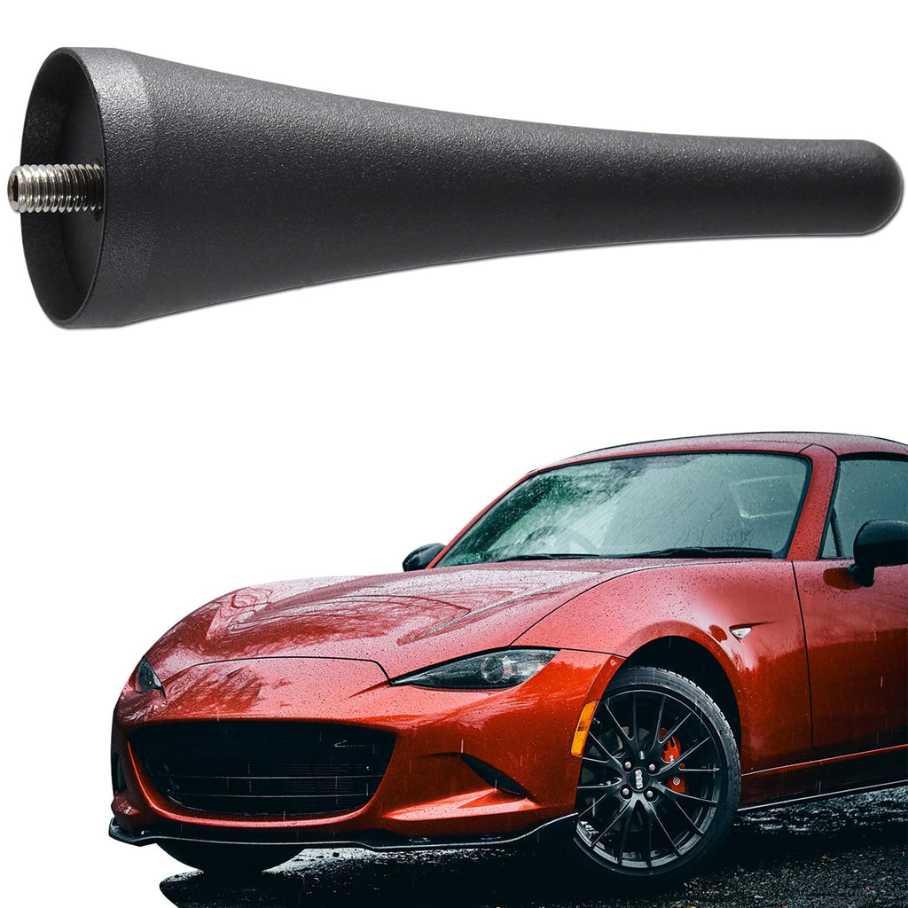 Anina 3.8 Inch Antenna Mast for Mazda Miata 2006-2022 MX5-ND-NC-RF Aluminum Alloy Stubby Radio Antenna 3.8"Mazda Miata