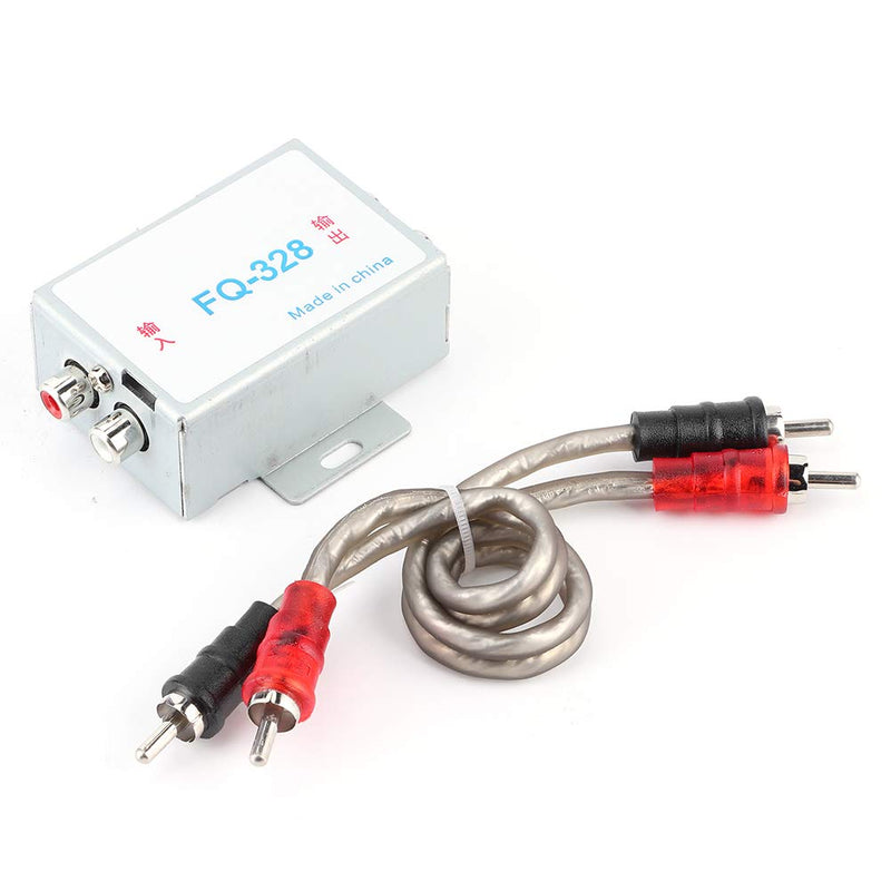 Terisass 12V Car Stereo for Audio Filter Noise Isolation Reducer Radio Eliminator High Performance for Amplifier Speaker