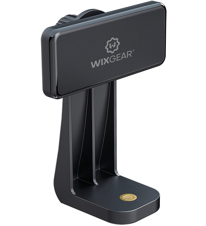 WixGear Magnetic Tripod Mount Strong Phone Holder for Tripod Compatible with iPhone and Android Devices