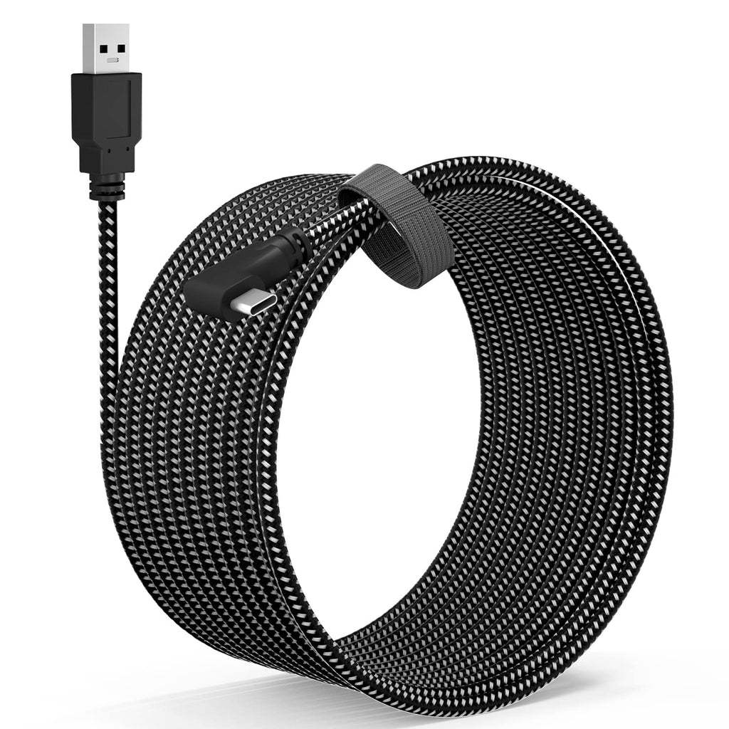LP Link Cable for Oculus Quest 2 & Quest , 16 FT High Speed Data Transfer, Fast Charging USB C Cable Compatible for VR Headset, Gaming PC and Type C Charger, Black