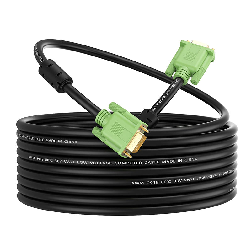 VGA Cable 15ft,XXone VGA to VGA HD15 Monitor Cable for PC Laptop TV Projector-15Feet