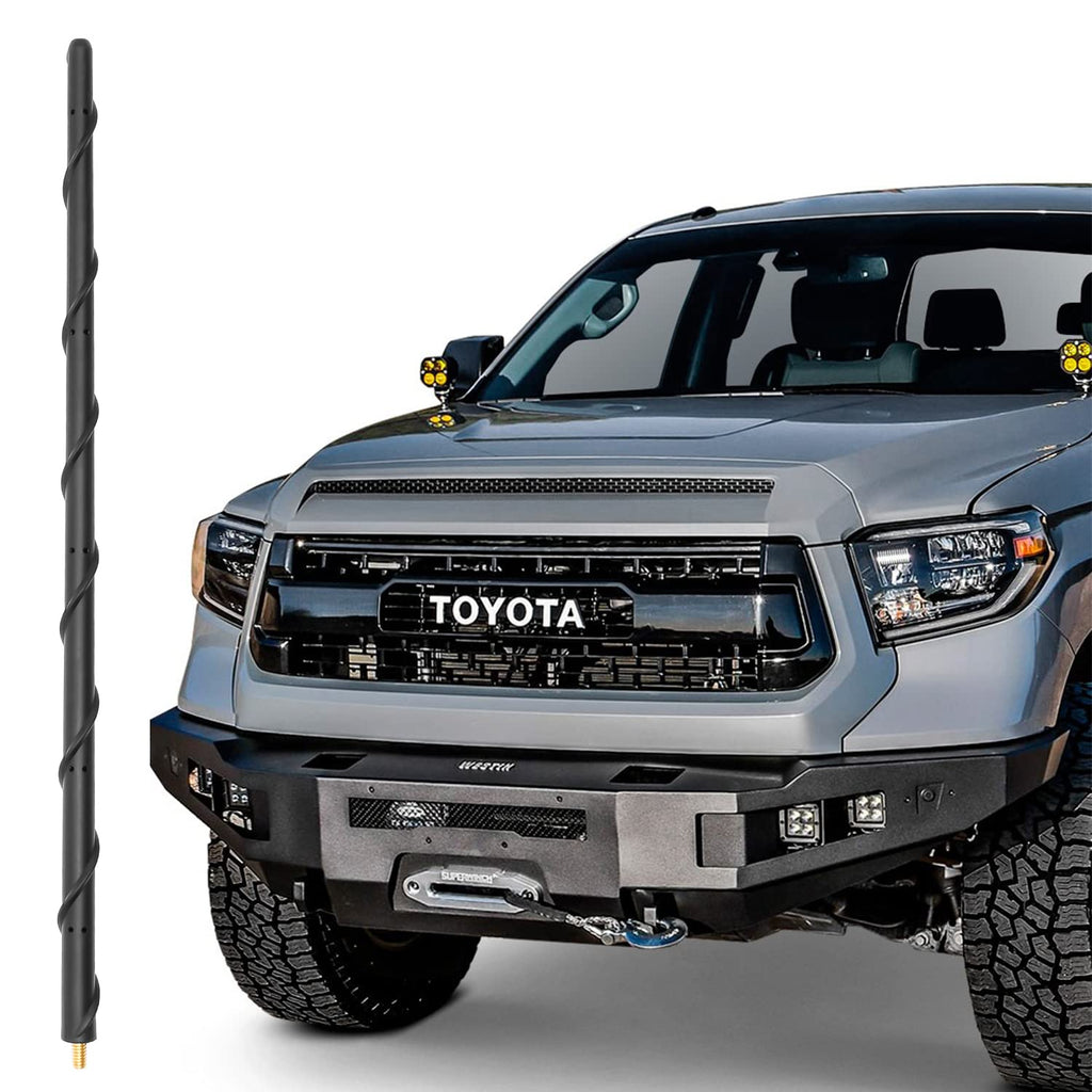 KSaAuto 16 Inch Antenna for Toyota Tundra 2000-2022 Toyota Tacoma 1995-2015, Toyota Fj Cruiser 2007-2015, Stubby Car Truck Antenna Toyota Tundra Tacoma Accessories