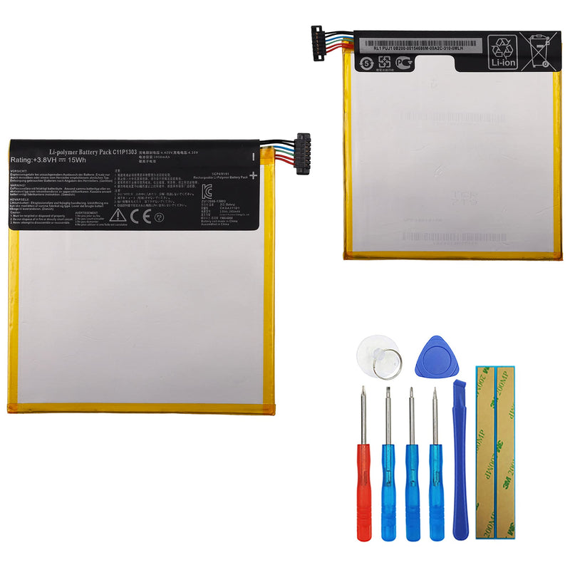 Replacement Battery C11P1303 Compatible with Asus Google Nexus 7 2nd Gen 2013 ME571K ME571KL K008 K009 with Tools