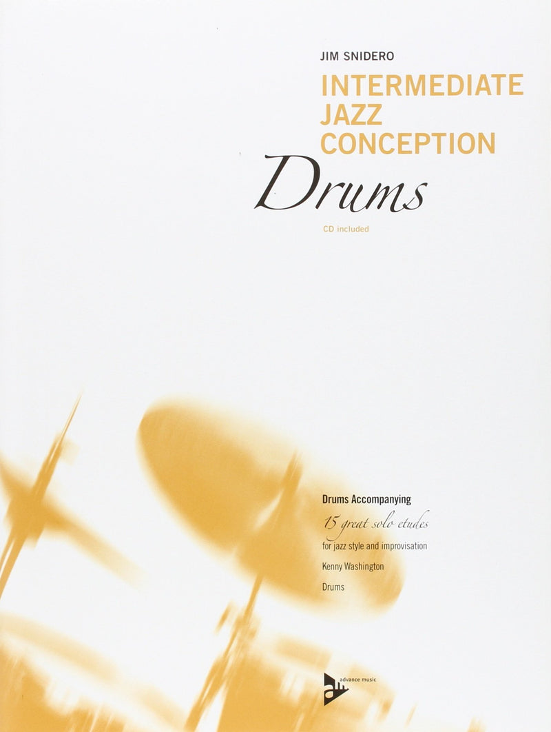 Jamey Snidero-Intermediate Jazz Conception for Drums-Book & CD