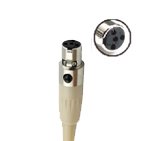 [AUSTRALIA] - JK MIC-J 069 Earhook Headworn Headset Unidirectional Microphone Compatible with Shure Wireless Bodypack Transmitter - Mini XLR TA4F Plug 