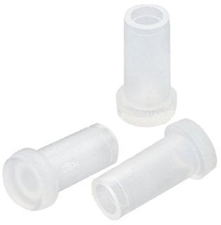 FiberShack - Dust Cap Kit for Fiber Optic Cables, End Faces and Devices. Contains 200 2.5mm Clear FC/SC/ST Ferrules and 50 Red ST Debris Covers - Includes Durable Compartment Carry case