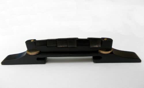 MUSICAL STRING Guitar Bridge Ebony Archtop with Golden Hardware Best Quality 6 string