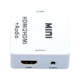 hdmihome 1080p HDMI Audio Extractor Splitter HDMI 1.4 Digital to Analog 3.5mm Out Audio Adapter