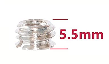 100 x 5.5mm 1/4" to 3/8" Steel Camera Tripod Bushing Adapter Desmond