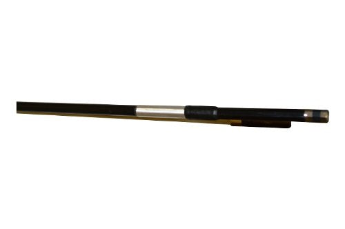 Carbon Fiber Viola Bow, Ebony Frog, Natural White Hair