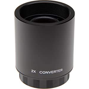 JINTU 2X Teleconverter Lens Camera Lenses Converter Adapter for 420-800mm 650-1300mm 500mm T-Mount Telephoto Lenses