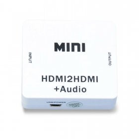 hdmihome 1080p HDMI Audio Extractor Splitter HDMI 1.4 Digital to Analog 3.5mm Out Audio Adapter