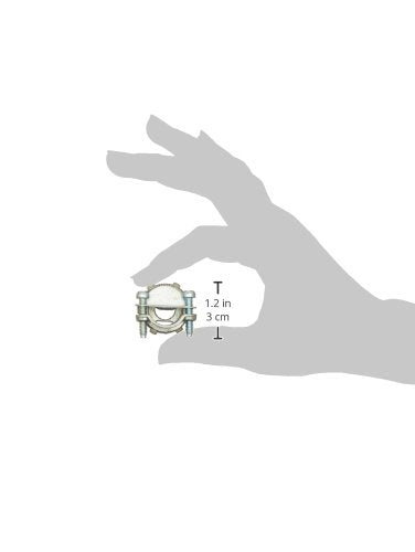 Halex, 3/8 in. Flexible Metal Conduit (FMC) Combination Clamp Connector , 20570, 5 per pack 3/8" (1/2" KO) in. Trade Size 5 Per Pack