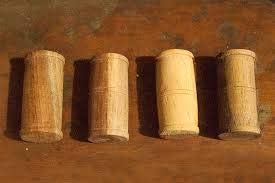 Tabla Gattas made of wood pack of 8 Pieces use For Bayan Left Hand