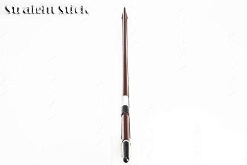 Double Bass Bow Full 4/4 Size 76cm Black Horse Hair German Style VINGOBOW Brazilwood