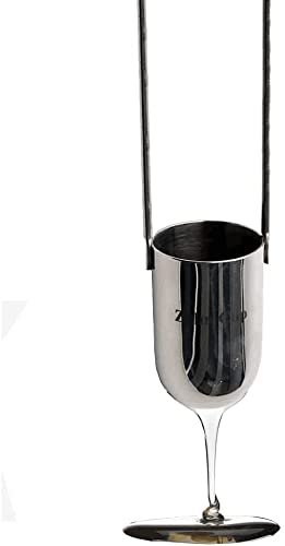 YFYIQI Stainless Steel Zahn Viscosity Cup Viscometer for Medium Viscosity Oil Mixed Paint Latex Paint Hole Diameter 3.8 mm Viscosity Range 100cst to 800cst